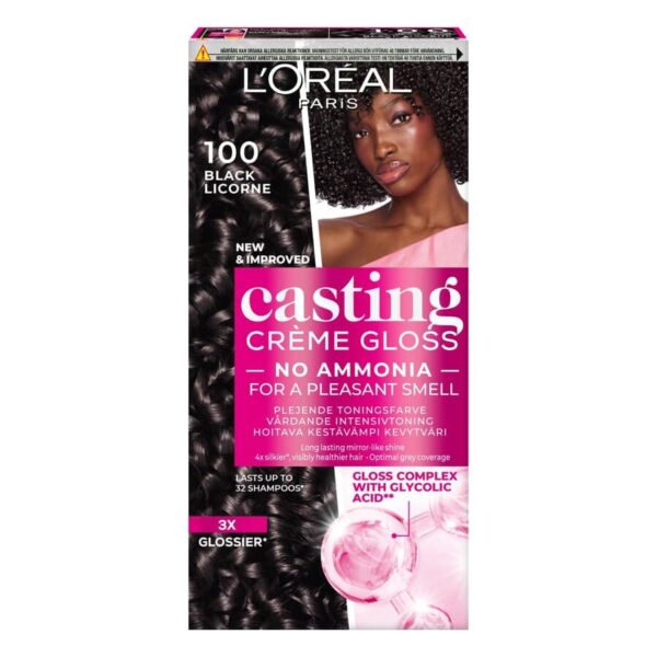 L&apos;Oréal Paris Casting Crème Gloss 100 Black Licorne