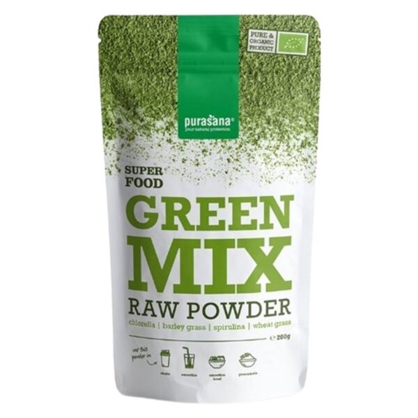 Purasana Green Mix Powder Organic 200g