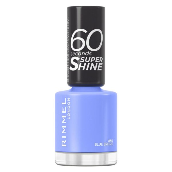 Rimmel 60 Seconds Super Shine Nail Polish #856 Blue Breeze 8ml