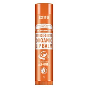 Dr. Bronner Orange Ginger Organic Lip Balm 4g