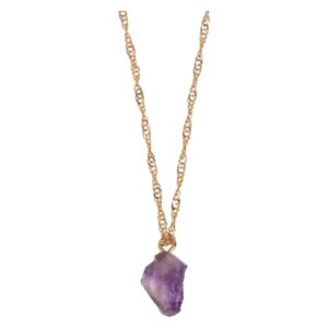 Timi Of Sweden Stay Cool Amethyst Necklace Gold