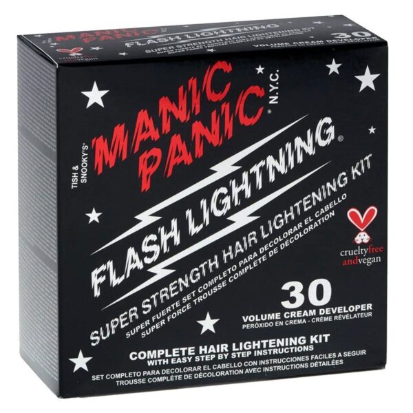 Manic Panic Flash Lightning® Bleach Kit 30 Volume Cream Developer