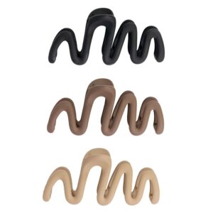 Brushworks Wave Claw Clips 3pcs