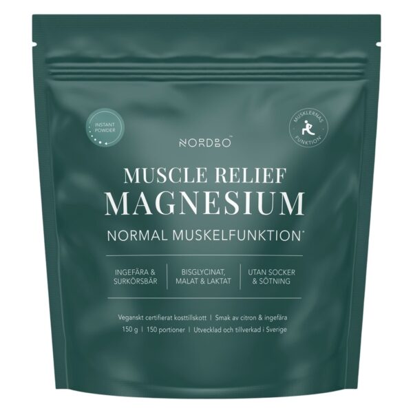 NORDBO Muscle Relief Instant Magnesium 150g