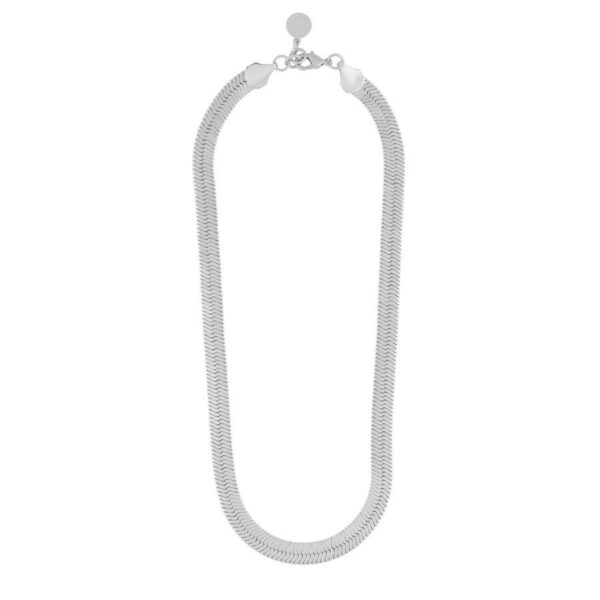 Snö Of Sweden Bella Chain Necklace Plain Silver 45cm