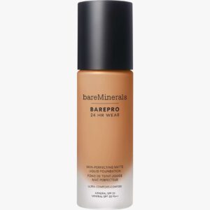 BAREPRO 24HR Skin-Perfecting Matte Liquid Foundation SPF 20 30 ml (Farge: Medium Deep 40 Neutral)