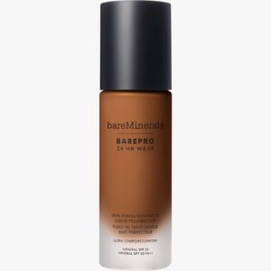 BAREPRO 24HR Skin-Perfecting Matte Liquid Foundation SPF 20 30 ml (Farge: Deep 55 Warm)