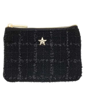 DARK Tweed Mini Pouch Black