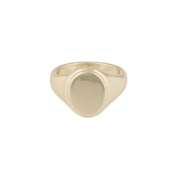 Snö Of Sweden Casual Kim Signet Ring Plain Gold M