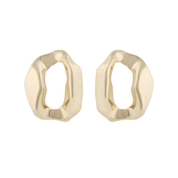 Snö Of Sweden Malibu Big Earring Plain Gold