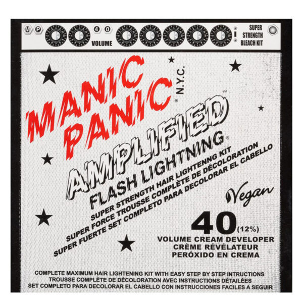 Manic Panic Flash Lightning® Bleach Kit 40 Volume Cream Developer