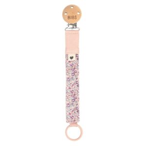 BIBS x Liberty Pacifier Clip Eloise Blush