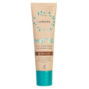 Lumene Matte Oil-Control Foundation 6 Bronze 30ml