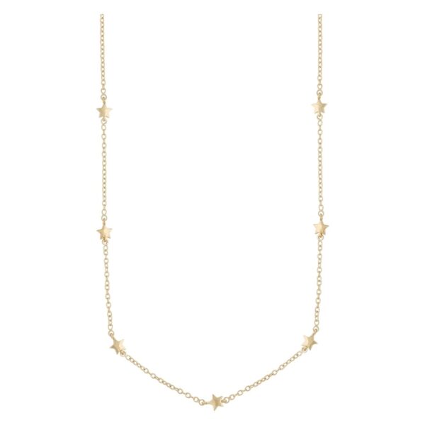 Snö Of Sweden Stina Small Chain Necklace Plain Gold 42cm