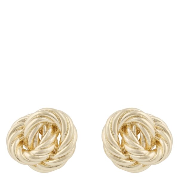 SNÖ Of Sweden Row Earrings Plain Gold Onesize