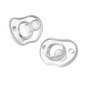 Nanobébé Flexy Pacifier White 3m+ 2pcs