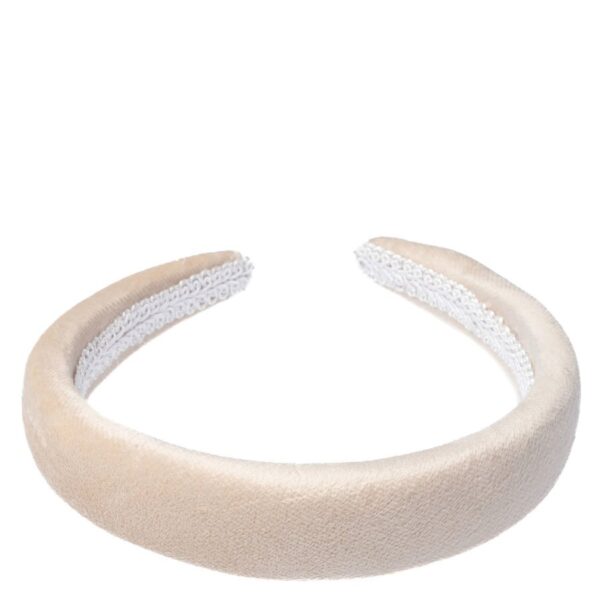 DARK Velvet Hair Band Broad Sand