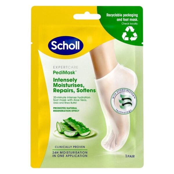 Scholl Expertcare Moisturising PediMask™ Aloe Vera 1pair