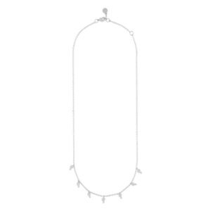 Snö Of Sweden Lauren Charm Necklace Plain Silver 45cm