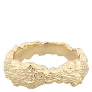 SNÖ Of Sweden Rio Irregular Ring Plain Gold M