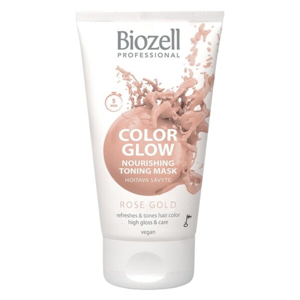 Biozell Color Glow Nourishing Toning Mask Rose Gold 150ml