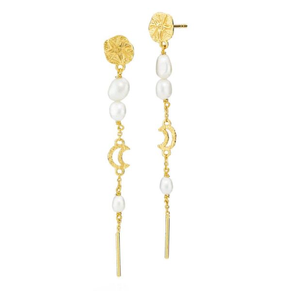 Sistie Marina Earstuds Gold Plated