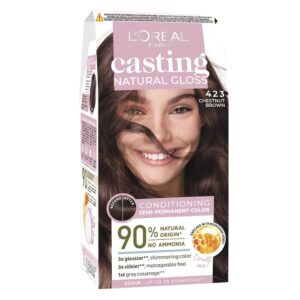 L&apos;Oréal Paris Casting Natural Gloss 423 Chestnut Brown