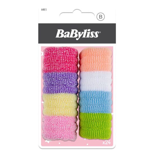 BaByliss Accessories Soft Kids Hair Ties 24pcs