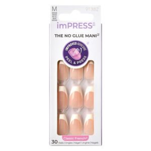 KISS imPRESS Nails Classic French Ideal