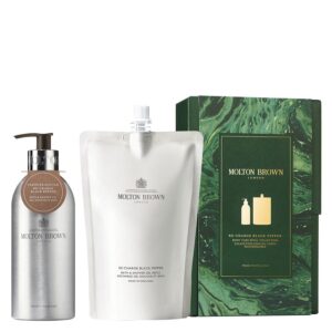 Molton Brown Re-charge Black Pepper Body Care Refill Gift Set Duo