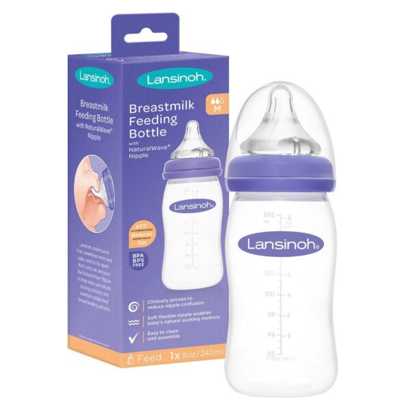 Lansinoh NaturalWave Baby Bottle 240ml