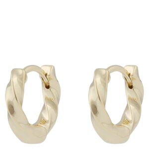 SNÖ Of Sweden Row Small Ring Ear Plain Gold Onesize