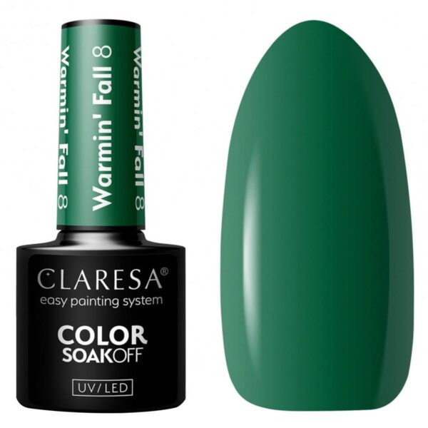 Claresa Nail Polish Hybrid Soak Off Warmin&apos; Fall 08 5ml