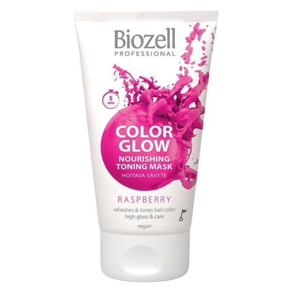 Biozell Color Glow Nourishing Toning Mask Raspberry 150ml