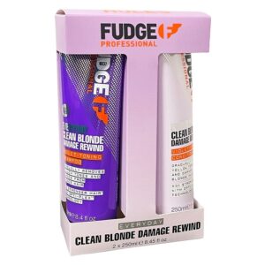 Fudge Everyday Clean Blonde Damage Rewind Violet Toning Duo 2x250