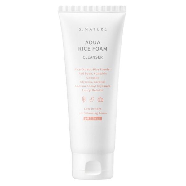 S.NATURE Aqua Rice Foam Cleanser 160ml