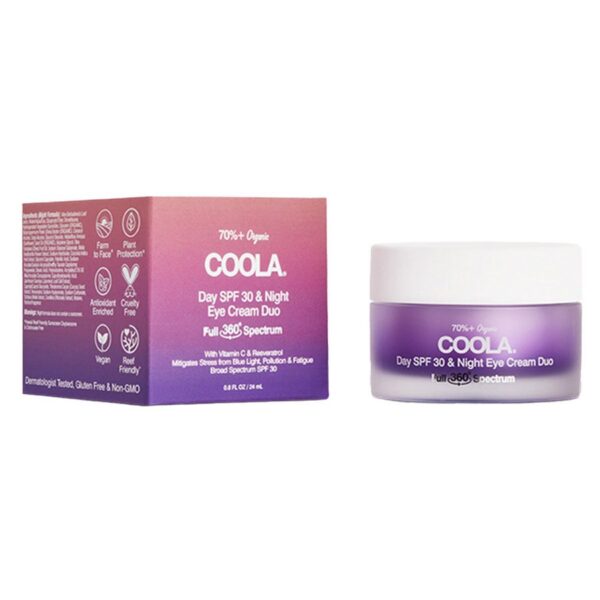 COOLA Day SPF30 & Night Eye Organic Cream Duo 30ml