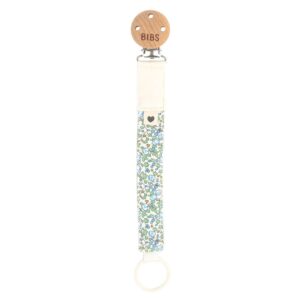 BIBS x Liberty Pacifier Clip Eloise Ivory