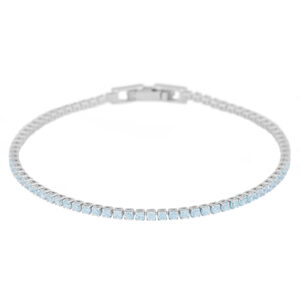 SNÖ Of Sweden Sally Stone Bracelet Silver Llight Blue Onesize