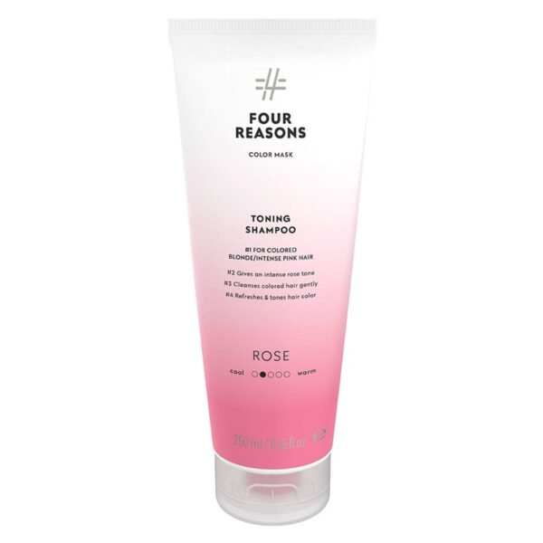 Four Reasons Color Mask Toning Shampoo Rose 250ml