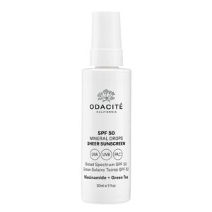 Odacité Mineral Drops SPF50 Sheer Sunscreen 30ml