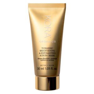 Kora Organics Turmeric Brightening & Exfoliating Mask 2-in-1 30ml