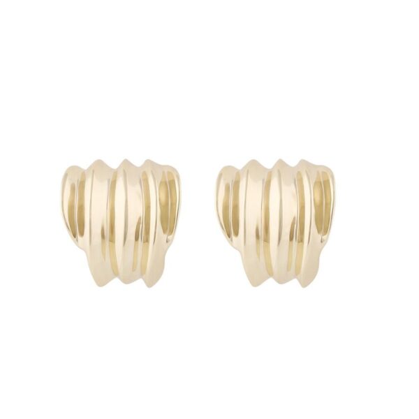 Snö Of Sweden Dakota Big Earring Plain Gold