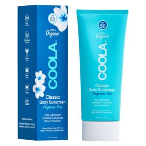 COOLA Classic Body Organic Lotion SPF50 Fragrance-Free 148ml