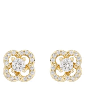 SNÖ Of Sweden Sally Stone Earrings Gold Clear Onesize