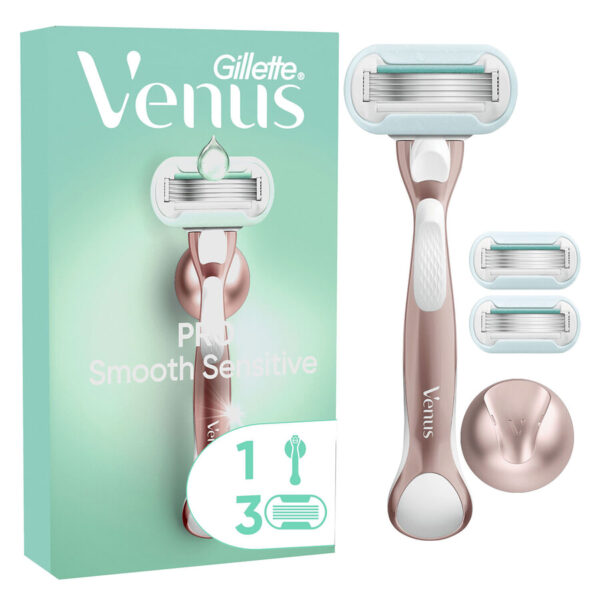 Gillette Venus Pro Smooth Sensitive Razor 3 Blades