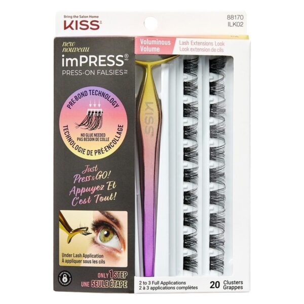 KISS imPRESS Press on Falsies Kit 02 Volumious