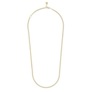 Snö Of Sweden Casual Kim Small Necklace Plain Gold 50cm