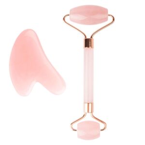 Brushworks Resin Rose Roller & Gua Sha