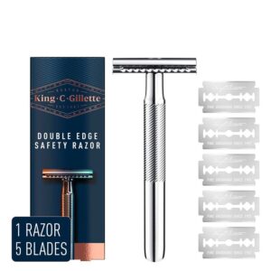 King C Gillette Double Edge Razor 5CT